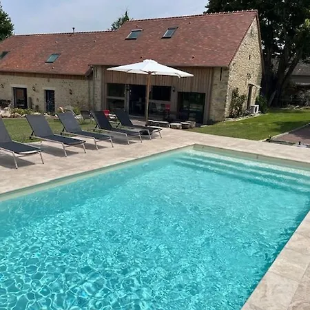 Luxueux Avec Piscine, Spa, Jardin Et Equipements De Loisirs A Sarge-les-le-mans - Fr-1-410-437 * Sargé Les Le Mans